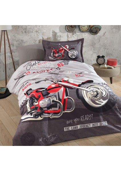 Mulvxurg URG02 Nevresim Takımı Tek Kişilik Street King V1 Gri (Mulvix) fiyatları