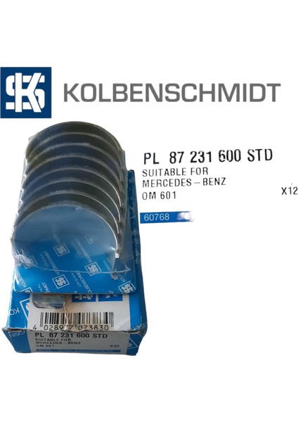 Mercedes-Benz Motor Kol Yatak Std A6010301560, 001PS18813000, 01-3771/4STD