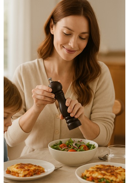 Viyana 18 cm Ahşap Tuz Değirmeni fiyatları