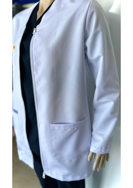 -Gloria Women-Beyaz Önlük modelleri