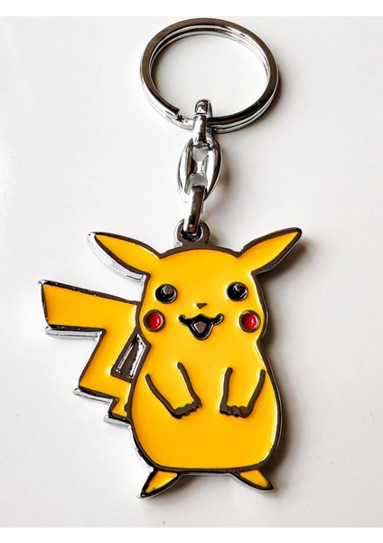 Sarı Pikachu Metal Anahtarlık