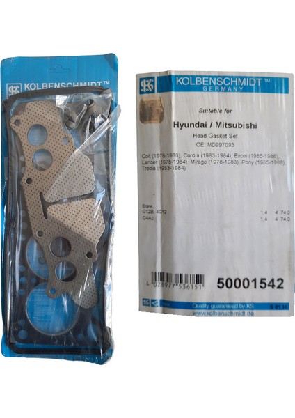 Mıtsubıshı Colt-Hyundaı Excell 1.4 Sılındır Kapak Ust Conta TK.MD997093