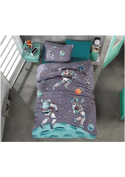 Mulvxurg URG02 Tek Kişilik Genç Nevresim Takımı Space (Mulvix)