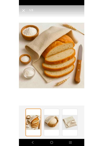 Ham Bez Pamuklu Hamur Mayalama ve Ekmek Örtüsü – Nefes Alabilen Kumaş – Kek, Poğaça, Çörek Üzeri Örtü fiyatları