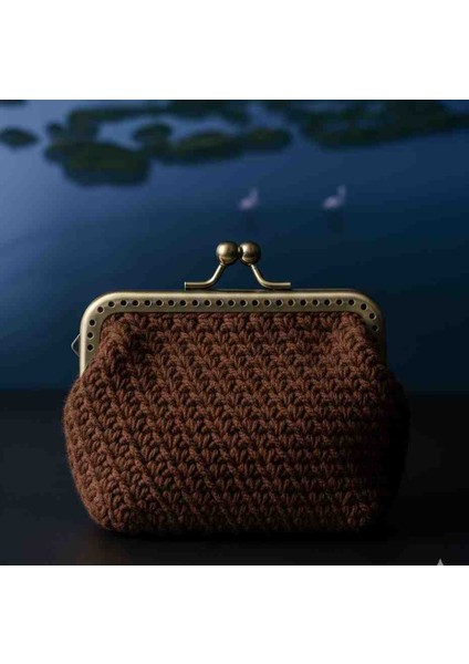 El Örgüsü Makrome Klipsli Cüzdan