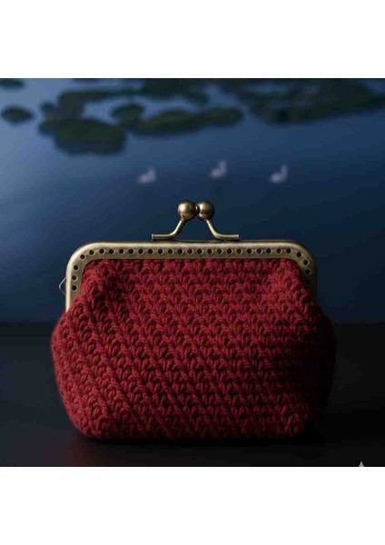 El Örgüsü Makrome Klipsli Cüzdan