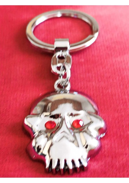 Kırmızı Gözlü Iskeletor Kafatası Metal Anahtarlık fiyatları