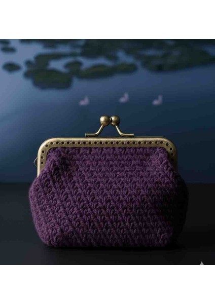 El Örgüsü Makrome Klipsli Cüzdan