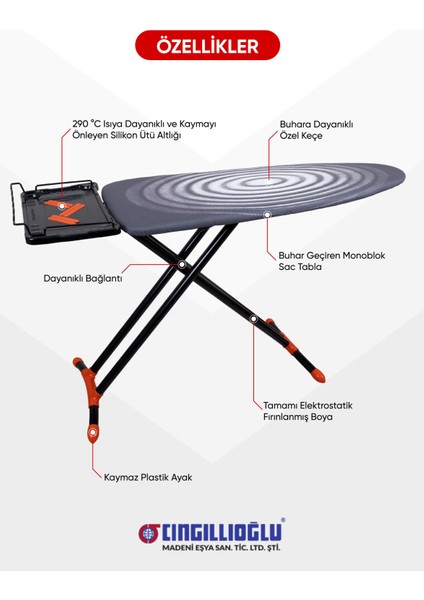 CM-800 Flamingo Delux Ütü Masası indirimleri