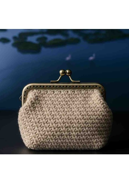 El Örgüsü Makrome Klipsli Cüzdan