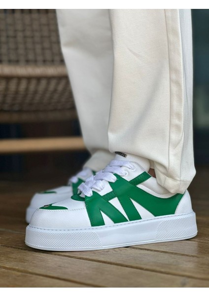 Star-X Premium Erkek Spor Ayakkabı Beyaz Yeşil