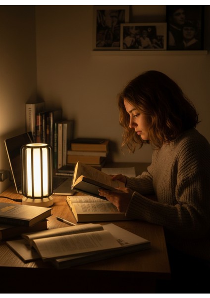 Dekoratif LED Masa ve Gece Lambası Rahatlatıcı Işık, Şık ve Modern Tasarım