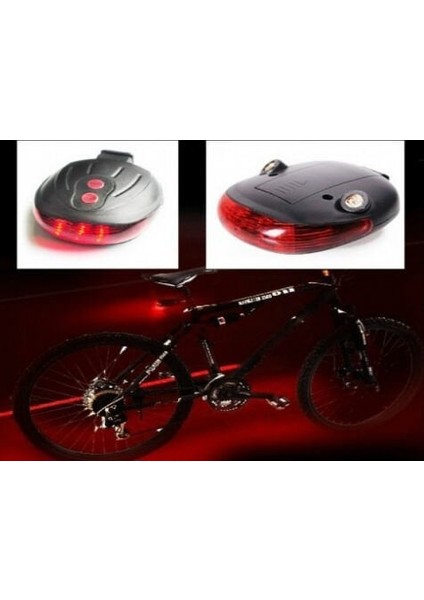Lazer Güvenlik Şeritli Bisiklet Stop Lambası fırsatları