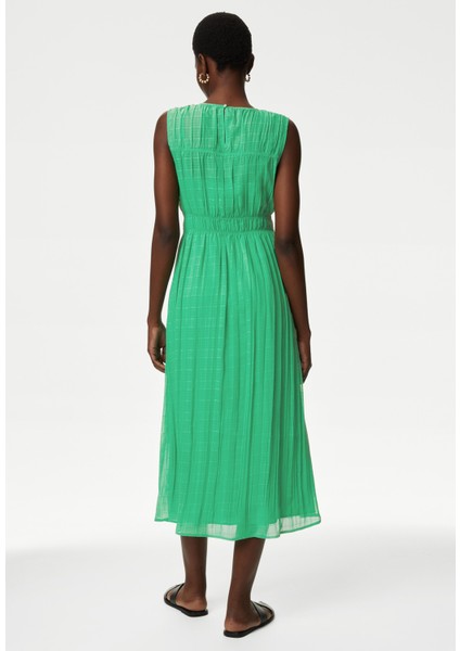 Regular Fit Midi Elbise