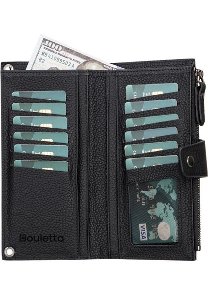 Lozan Strap 6.5 Inch Uyumlu Deri Kartlıklı Kılıf Erc1 Siyah modelleri