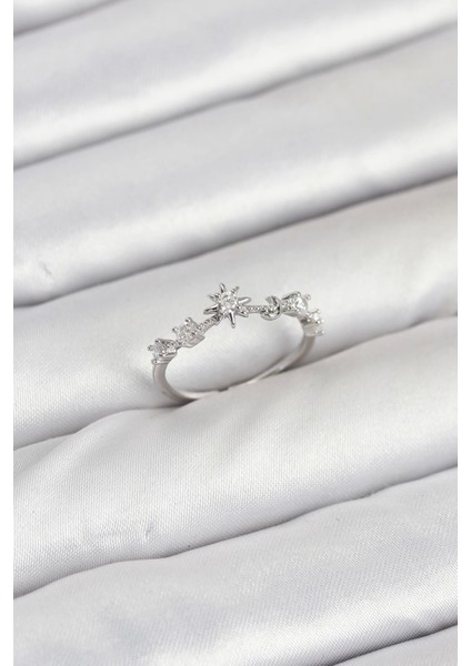 Bfs Pirinç Gümüş Renk Manifest Kadın Yüzük