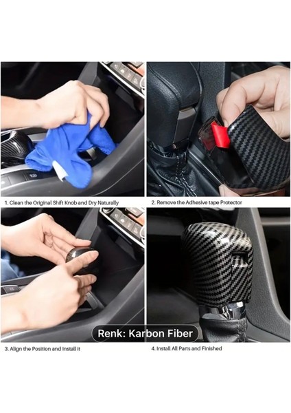 Honda Civic Fc5 Fk7 Karbon Vites Topuzu 3 Parça fırsatları