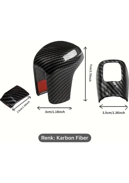 Honda Civic Fc5 Fk7 Karbon Vites Topuzu 3 Parça