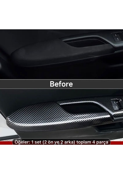 Honda Civic Fc5 Fk7 Karbon Kolçak Arkası modelleri