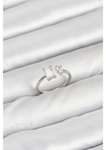 Bfs Pirinç Gold Renk Zirkon Taşlı Kadın Yüzük