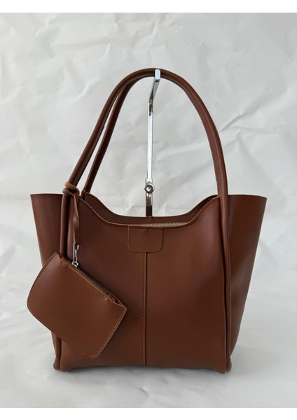 Trendy ve Çok Yönlü: Büyük Boy Omuz ve El Çantası | Ek Cüzdan Detaylı | 4 Renk Seçeneği Geniş Çanta