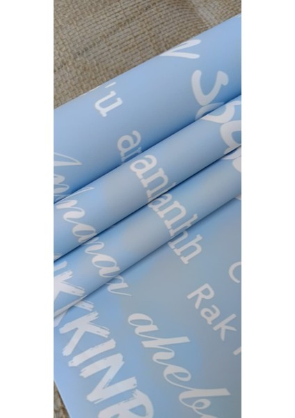 Her Dilde Aşk – Seni Seviyorum Yazılı Çiçek Ambalaj Kağıdı (5’li Paket) modelleri