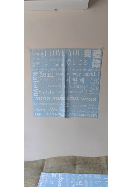 Her Dilde Aşk – Seni Seviyorum Yazılı Çiçek Ambalaj Kağıdı (5’li Paket) indirimleri