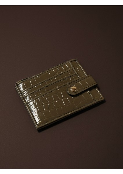 Timsah Desen Çıt Çıtlı Cüzdan