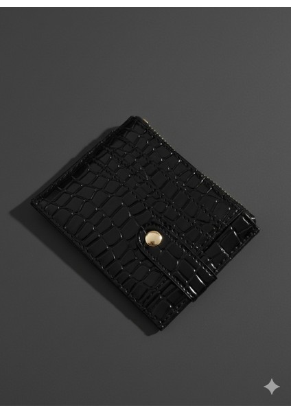 Timsah Desen Çıt Çıtlı Cüzdan