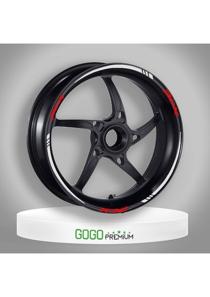 Gogo Jant Şeridi Reflektörlü Beyaz 040 - Honda Pcx