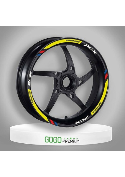 Gogo Jant Şeridi Mpower Sarı 045 - Honda Pcx