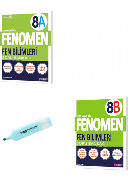 Lgs 8.sınıf Fen Bilimleri A ve Fen Bilimleri B Soru Bankası