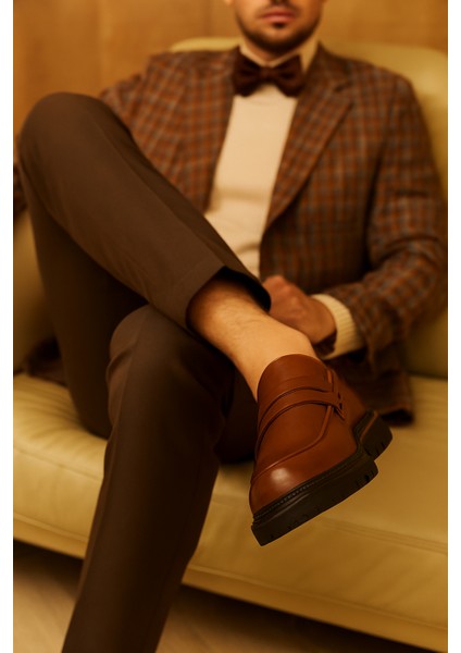 GR0392 Hakiki Deri Italyan Tarz Tasarım Eva Yüksek Taban Koku Yapmaz Spor Klasik Ayakkabı modelleri