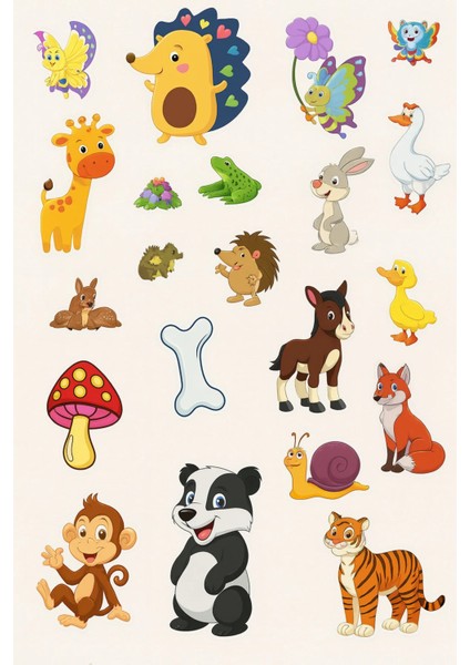 60 Çıkartmalı Sticker Kitabı –eğitici Etkinlik Kitabı (Hayvanlar - Taşıtlar) - 2'li fiyatları