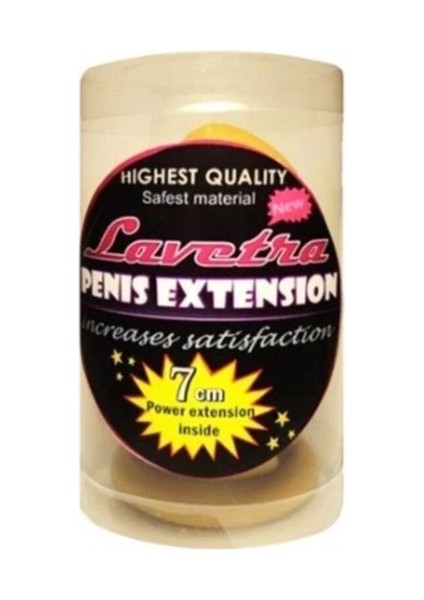 Lavetra 7 cm Uzatmalı Tırtıklı Condom