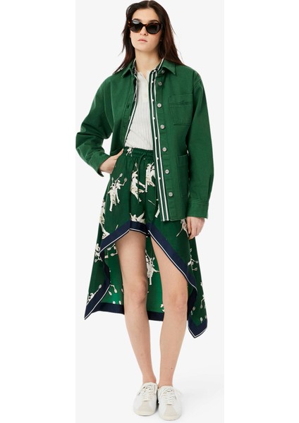 Lacoste Kadın Triko Uzun Kollu Polo Yaka fiyatları