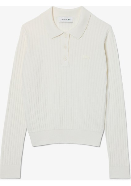 Lacoste Kadın Triko Uzun Kollu Polo Yaka indirimleri