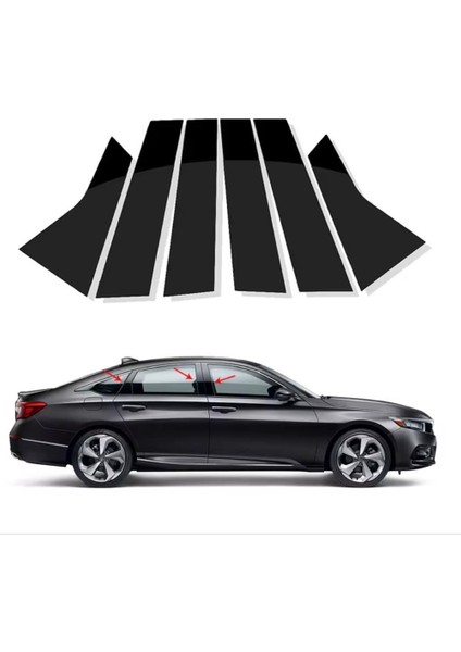 Honda Civic Fe1 Piano Black Kapı Direk Kaplama fiyatları