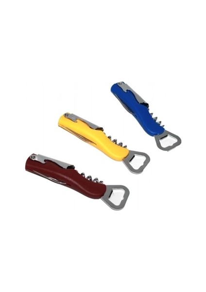 Çok Amaçlı ve Kullanışlı Metal Tirbişon - Açacak 4 Fonksiyonlu modelleri