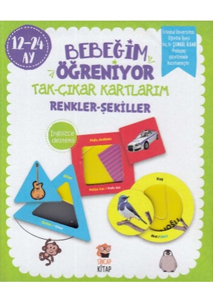 Bebeğim Öğreniyor - Tak Çıkar Kartlarım (12-24 Ay)