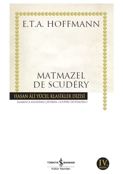 Matmazel De Scudey - Hasan Ali Yücel Klasikleri
