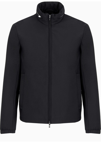 Emporio Armani Erkek Gizli Kapüşonlu Mont