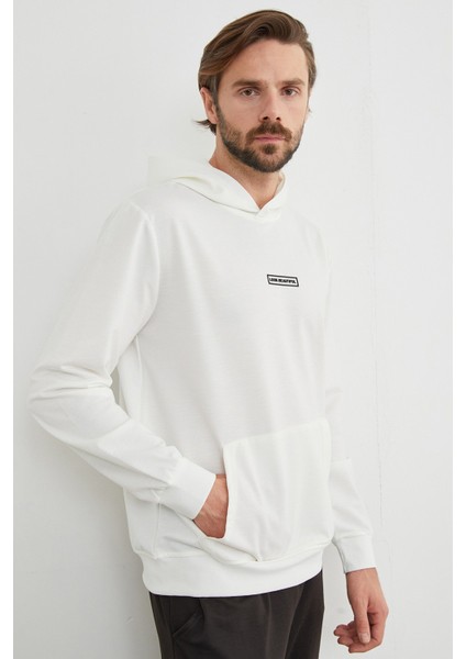 Look Beautıful Yazı Baskılı Kapüşonlu Sweatshirt modelleri