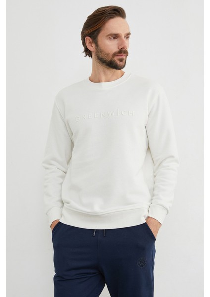 Greenwich Yazı Nakışlı Bisiklet Yaka Sweatshirt fırsatları