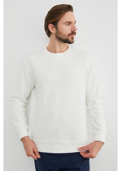 Greenwich Yazı Nakışlı Bisiklet Yaka Sweatshirt indirimleri