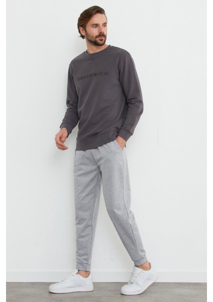 Greenwich Yazı Nakışlı Bisiklet Yaka Sweatshirt indirimleri