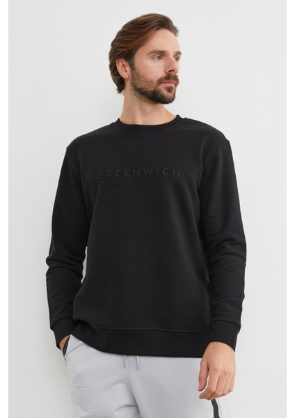 Greenwich Yazı Nakışlı Bisiklet Yaka Sweatshirt fiyatları