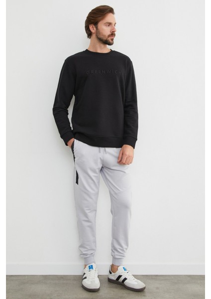 Greenwich Yazı Nakışlı Bisiklet Yaka Sweatshirt modelleri