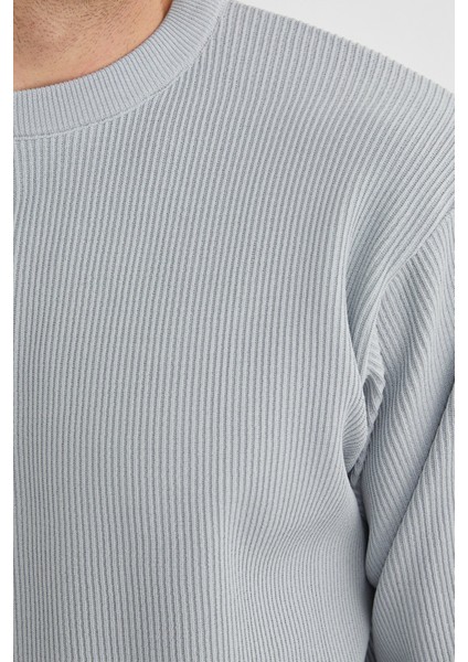 Basic Bisiklet Yaka Triko Kazak fırsatları