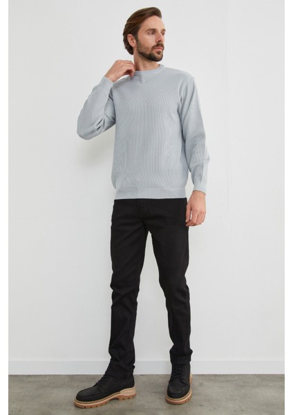 Basic Bisiklet Yaka Triko Kazak indirimleri